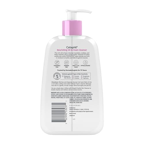 Cetaphil Nourishing Oil to Foam Cleanser 8oz — view 9