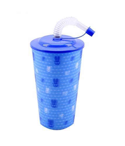 Copo 3D Com Canudo Dobrável Sansão 550ml - Turma Da Mônica