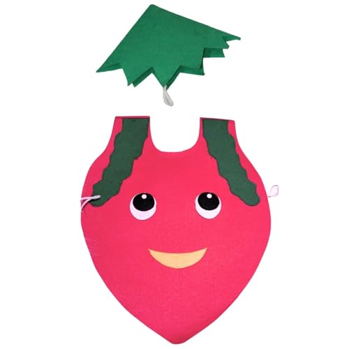 Image of Kaku Fancy Dresses Fruit and Vegetable Costume Paper Cutout with Cap For Kids | Healthy Food Costume For Boys & Girls (Tracksuit Not Included)