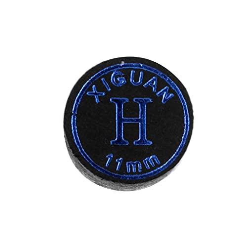 Puntas de taco de billar de 13 mm y 11 mm para snooker en piel de cerdo
