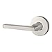 Baldwin EN.SQU.CRR Square Keyed Entry Single Cylinder Leverset with Contemporary, Satin Nickel