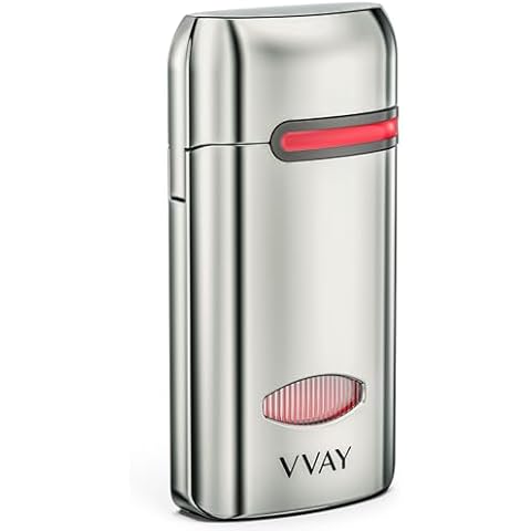 VVAY Cigar Lighter with Punch, Cigar Torch Lighter Butane Refillable, Triple Jet Flame Cigar Lighter Torch Cover