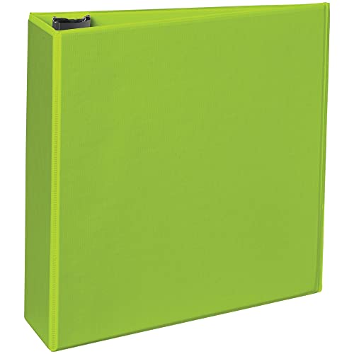 Office Depot® Brand Durable D-Ring View Binder, 3\" Rings, 60% Recycled, Green