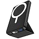 Podoru for Magsafe Powerbank,10000mAh Powerbank iPhone,Faltbarer magnetische powerbank PD 22.5W Schnellladen mit LED Display Kompatibel mit Mag-Safe für iPhone 16/15/14/13/12 Pro Max/Pro/Plus/Mini