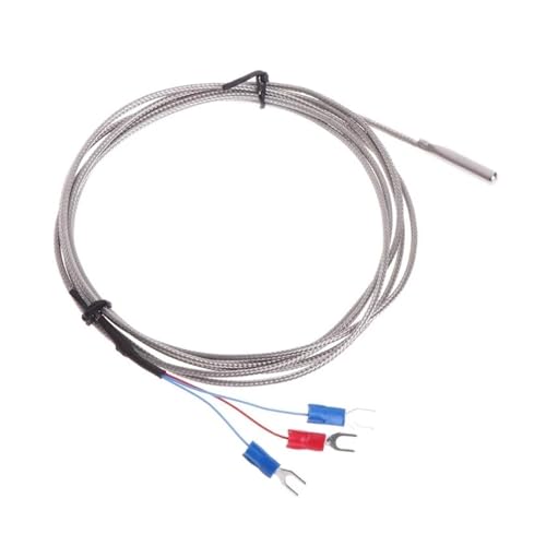 ステンレス鋼 R+T+D PT100 温度熱電対 2m 3ケーブルワイヤ 40JE