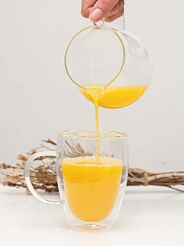 耐熱 二重 グラス マグカップ コーヒーカップ 【二重構造で 