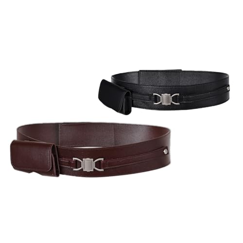 Adult Medieval Knight Leather Belt Costume Renaissance Steampunk Belts Waist Bag Halloween Accessories for Men