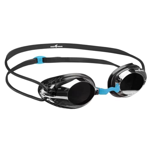 Lunettes Miel Miroir Mad Wave au design noir aérodynamique