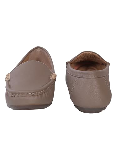 Image of Pluxh Women Ballet Flats | Slip-On Casual & Formal Shoes | Elegant Metal Accent Design, Soft Cushioned Insole with Flexible Anti-Slip Sole | Office Wear, Daily Use & Travel Footwear