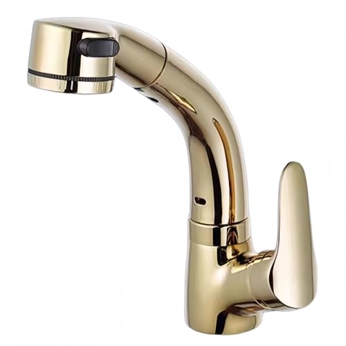 Robinet rotatif télescopique pour laver le lavabo et rincer la bouche facilement
