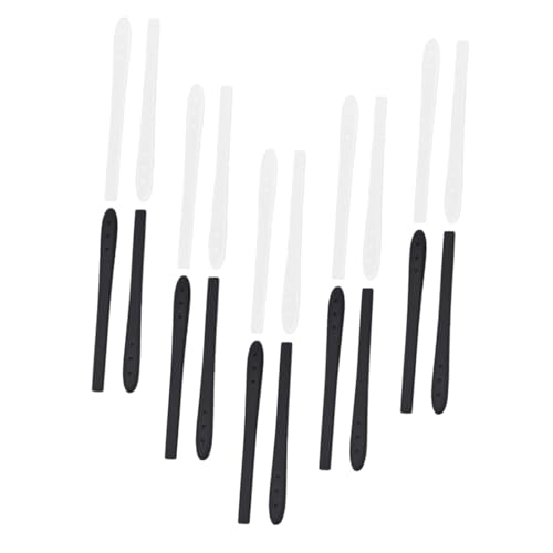 IWOWHERO 10Pairs Non Slip Silicone Eyeglasses Temple Tip Sleeves Comfortable Glasses Arm Covers for Glasses Sunglasses Prevent