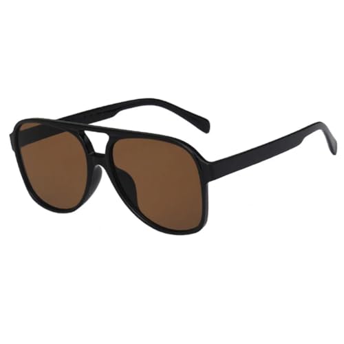 Lunettes de soleil de plage et terrasse pour un look urbain en monture marron