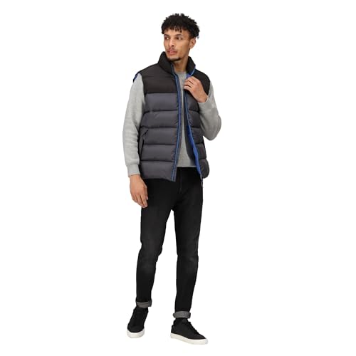 Chaleco para hombre Regatta estilo acolchado vintage con cuello elevado 5