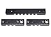 presma 3 Piece Picatinny Rail Section Kit for Keymod Style Slots, Black