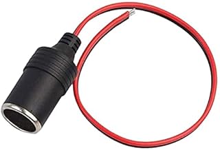 Car Cigarette Lighter Female Socket Extension Cable,Car Charger Power Cigarette Lighter Female Socket Cable Plug Adapter,Car Cigarette Lighter Splitter Plug12V / 24V Car Charger