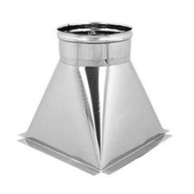  Tramogge Acciaio Inox A Base 250 Mm X Diametro 250 Mm Per Canne Fumarie Diankamin
