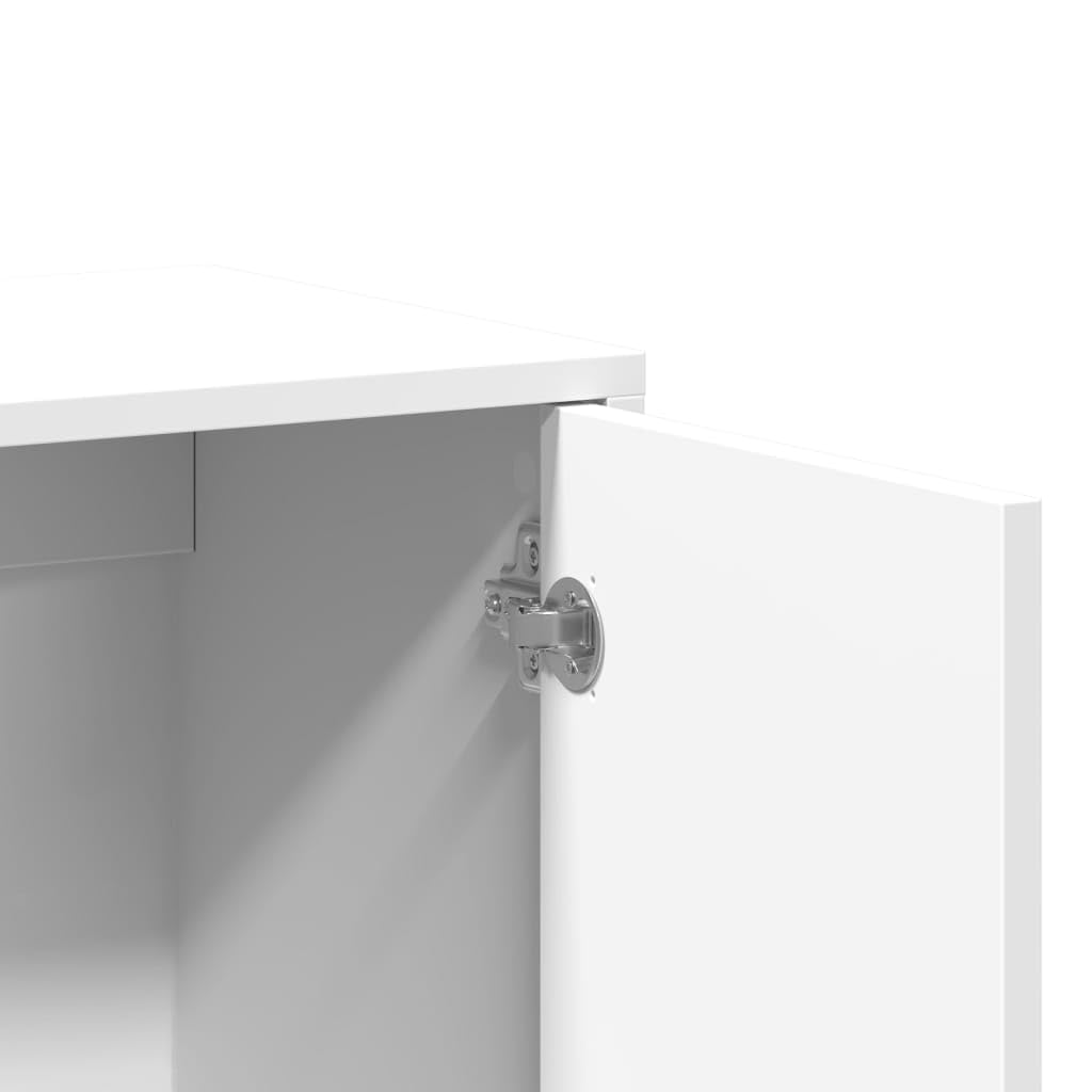 vidaXL Buffet Blanc 60x31x70 cm Bois d'ingénierie