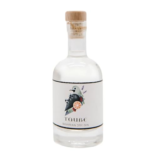TAUBE Gin | Bavarian Dry Mini Gin | Mini Bio Gin aus Bayern (0,1 L)