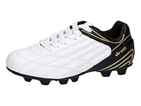 Lico Soccer Champ Fußballschuhe, Weiss/Schwarz/Gold, 33 EU