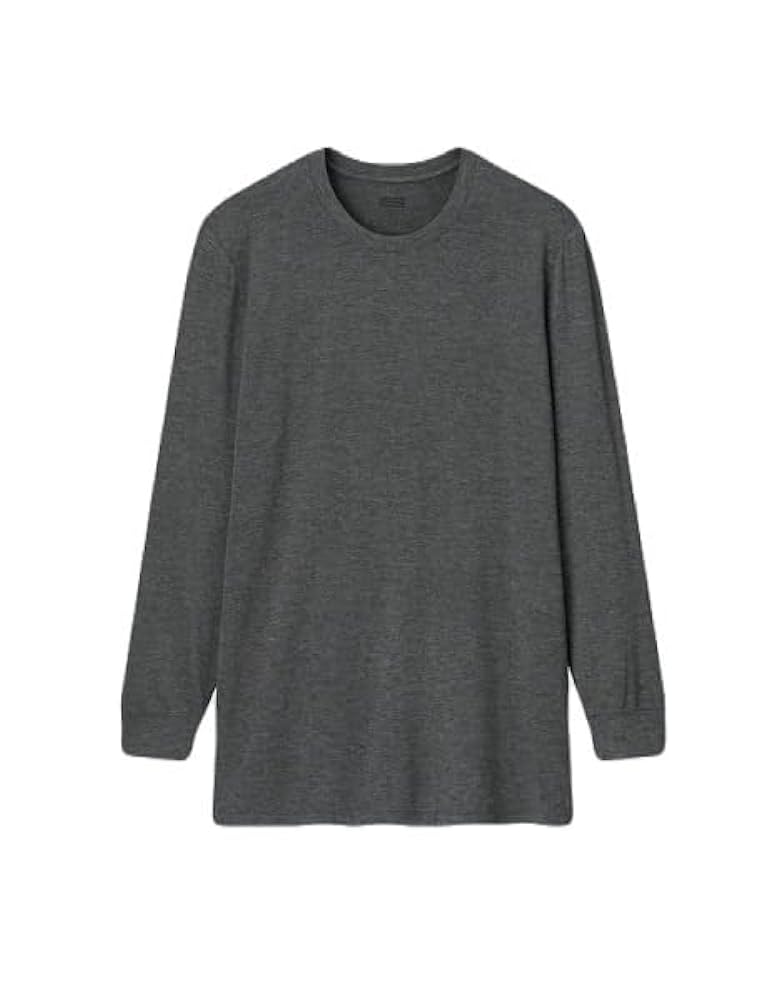 Amazon | ユニクロ ヒートテック クルーネックT 九分袖 メンズ