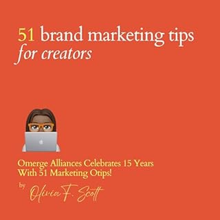 51 Brand Marketing Tips for Creators Audiolibro Por Olivia F. Scott arte de portada