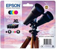 Epson C13T02W64010 502XL Multipack 4er-Pack XL Tintenpatrone, Schwarz/Gelb/Cyan/Magenta