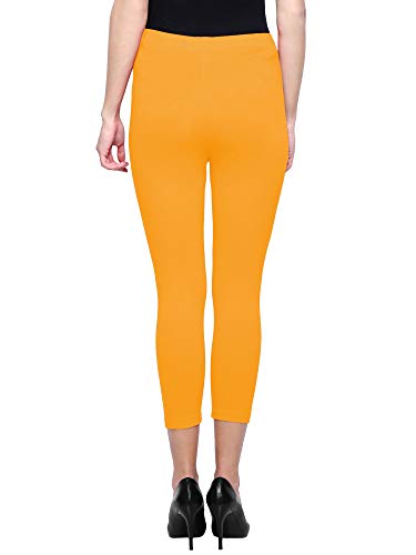 Image of Saundarya Calf Length Leggings for Women Sizes: Small Size (S /M) for 26-30 inches Waist, Regular Size (L /XL) for 30-36 inches Waist and Plus Size (2XL /3XL) for 36-40 inches Waist