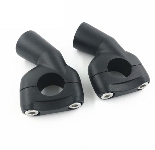 Rehausseur guidon 30mm pour Bonneville T100 T120 Bobber noir 2017-2024