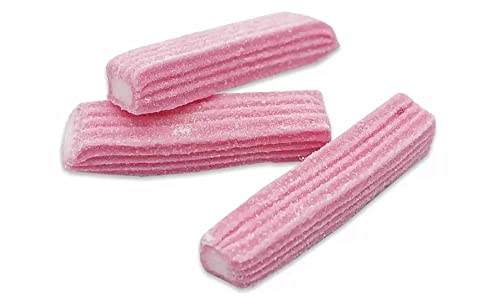 Crazy Candy Factory Dairy Free Strawberry Planks Sweets Tub - 780g Fondant Centre Flavoured Candy