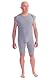 Pflegeoverall „Dolcezza“, Komfort, Unisex, grau, XL