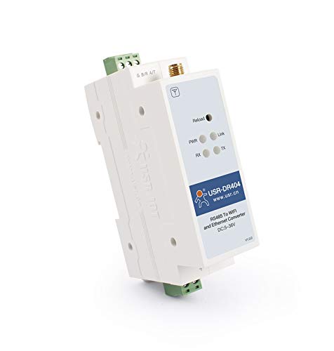 1 x DIN-Schiene RS485 auf WLAN-Konverter | RS485 auf 802.11 a/b/g/n WLAN Serielle Geräte-Server USR-DR404