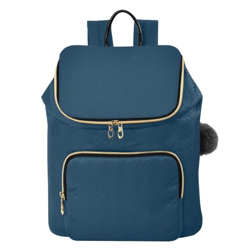 Sac à dos femme bleu marine léger pour soulager le dos durant vos voyages