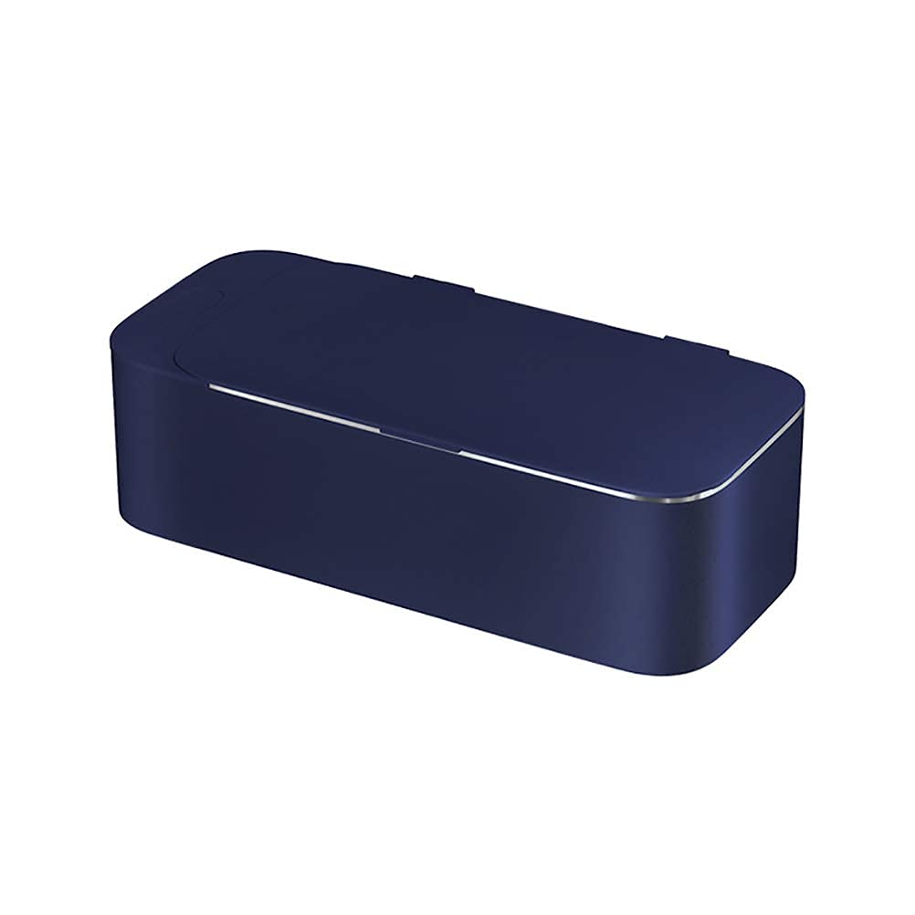 GHJrtHFJ Eyewear cleaners, Portable for Eyeglasses, Jewelry, Coins, Denture,ultrasonic glasses cleaner, Blue