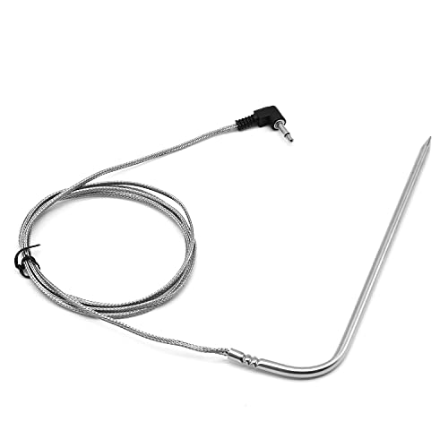 Replacement Meat Probe for Traeger Pellet Gril,Stainless Steel Thermometer Meat Probe with Stainless Steel Probe Clip Accessories Compatible with Traeger Grills,Set of 2 - Thumbnail 5