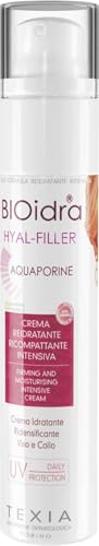 BIOIDRA Hyaluron Acquaporine Crema Reidratante Ricompattante Intensiva, crema reidratante intensiva rende la pelle più elastica.