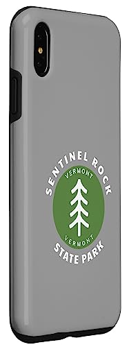 Iphone Xs Max Sentinel Rock State Park Vermont Vt Forest Tree Badge Case #TOP2