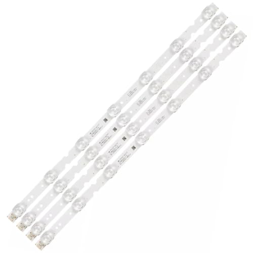 Kit de 4 piezas de tiras de retroiluminación LED para reparar el televisor del salón