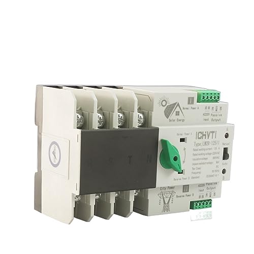 Convertisseur automatique ATS 220V 125A 4P double alimentation pour système solaire autonome