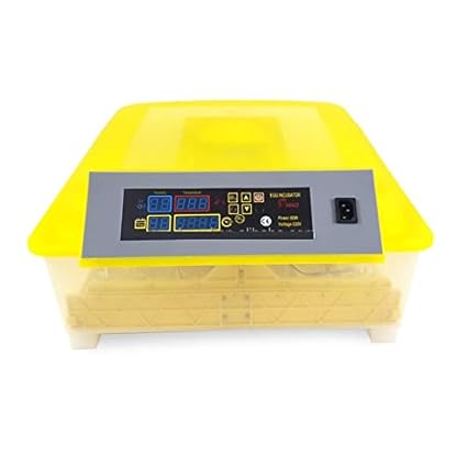 TM&W-(HHD) | Clear Egg Incubator, Fully Automatic Digital Poultry Hatching Machine, Temperature Control & Automatic Egg Turner, Mini 48 Egg Incubator Egg Incubator Breeder for Chicken, Ducks, Birds &