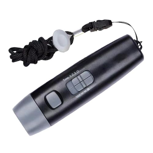 Quorvex Silbato Electrónico Para Entrenadores | 3 de Alto Volumen con Funcionamiento a Pilas | Silbato Deportivo de Mano para Entrenamiento,para Socorrista Árbitro Fútbol Hockey Entrenamiento Clase de