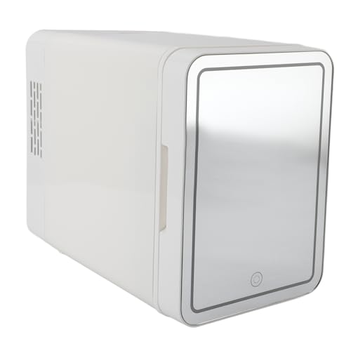Refrigerador para el Cuidado de la Piel, Refrigerador Pequeño Multifuncional, Funcionamiento Silencioso, Maquillaje Cosmético para el Cuidado de la Piel de 6L (Enchufe Europeo