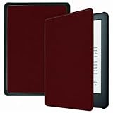 Sakenitly 6 インチ Kindle Voyage 2014 用ケース、カバー互換モデル: NM460GZ、オートスリープおよびウェイク機能付きウルトラスリム PU カバー