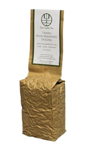 Zen Garden Tea Taiwan High Mountain Oolong Bulk - 500g (17.6oz) - Formosa Oolong