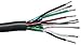 Multipair Shielded Cable, Audio Control, Chrome, 3 Pair, 22 AWG, 0.325 mmÂ², 500 ft, 152.4 m