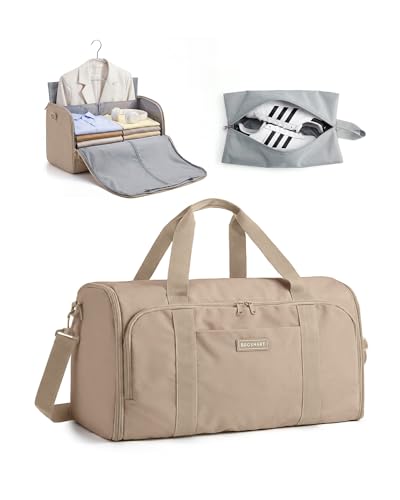 BAGSMART 2-in-1 Garment & Duffle Bag with Shoes Pocket