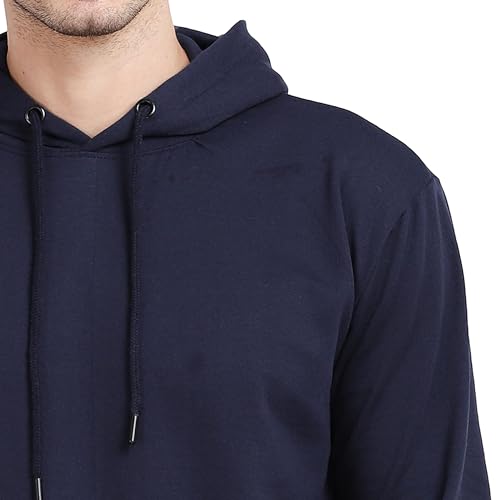 Image of GYRFALCON Solid, Regular Fit, Cotton Fleece Blend, Hooded Sweatshirt Pullovers for Men & Women(Pack of 1)