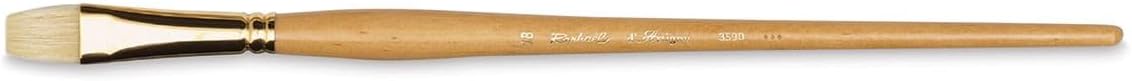 Raphael D'Artigny 3590 Interlocked White Bristle Brush, Bright, 16