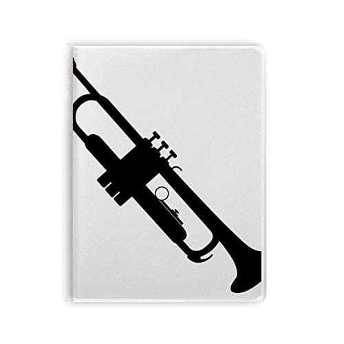 Carnet de notes Horn avec couverture souple et motif musique classique pour musiciens