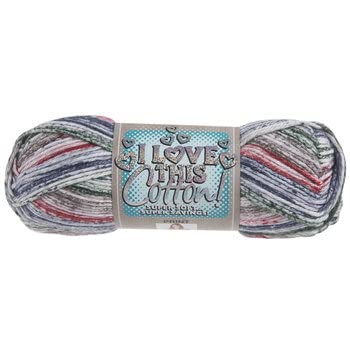 Hilo de algodon I Love This Cotton Walk in The Park 368 de tacto ultrasuave para tejer