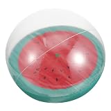 NESTINGHO 1 Pc Pelota de Playa de sandía Exterior Playa 3D Juguetes de Piscina para niños hinchables para Piscina inflador balones Pelota de Playa Inflable Agua Jugando a la Pelota